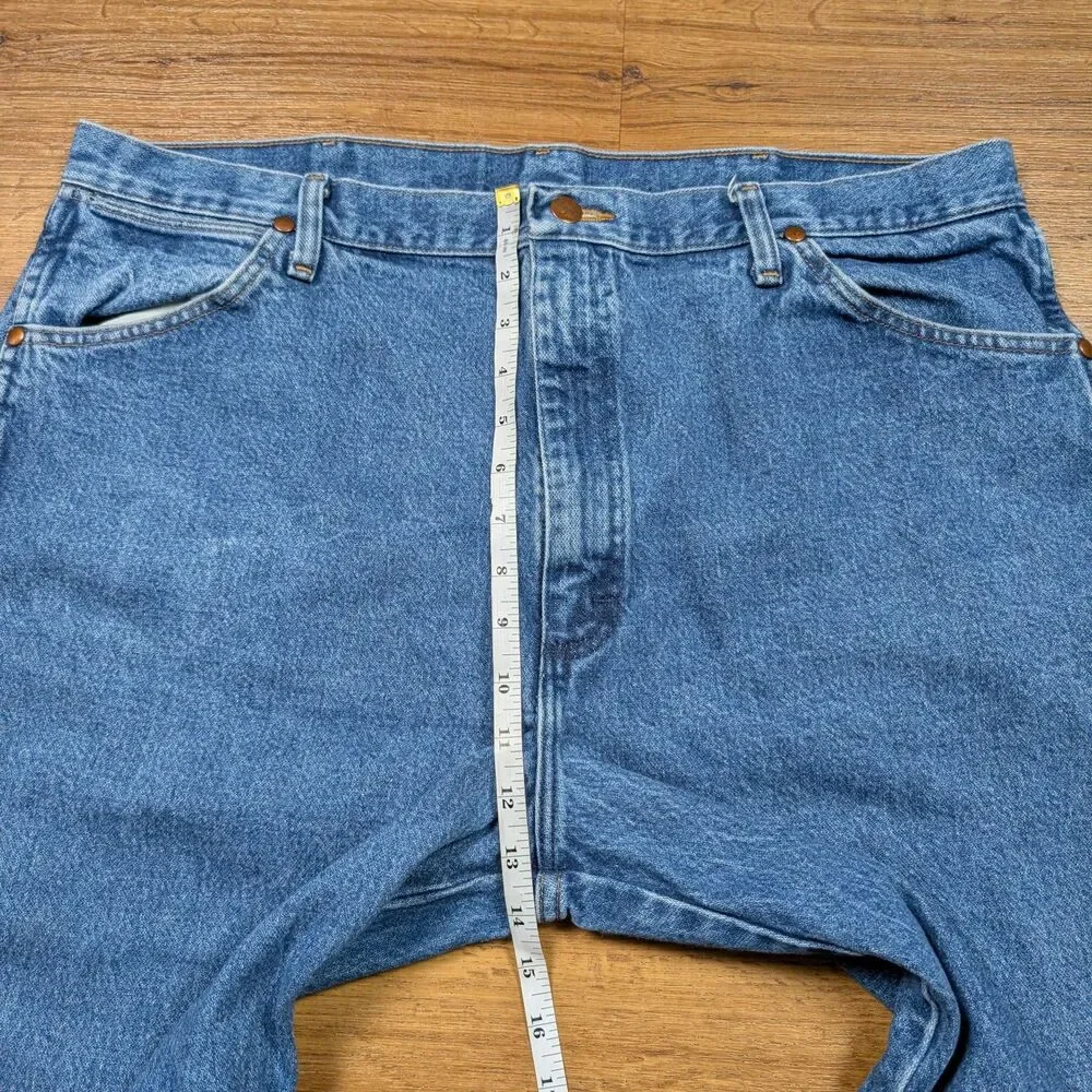 Wrangler 13MWZGK Cowboy Cut Jeans 40x30 Blue Original Fit Westerm Rigid Denim